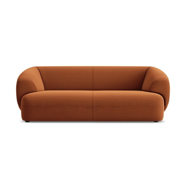 Narančasta baršunasti sofa 212 cm Moana – Makamii