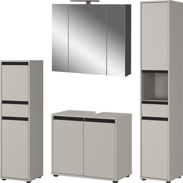 Sivi set namještaja za kupaonicu Lemont – Germania