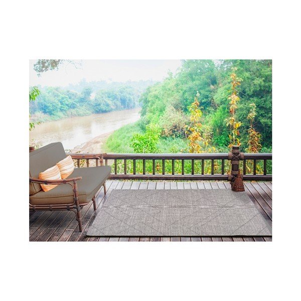 Sivi vanjski tepih Universal Macao Grey Amelia, 133 x 190 cm-image-2