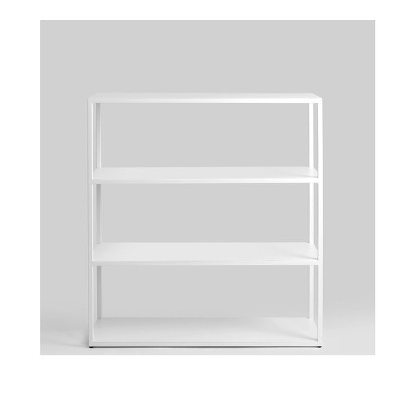 Bijela polica za knjige CustomForm Hyllermetal, visina 110 cm-image-4