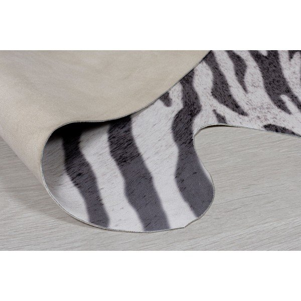 Bijelo-crno sinttičko krzno 195x155 cm - Flair Rugs-image-3