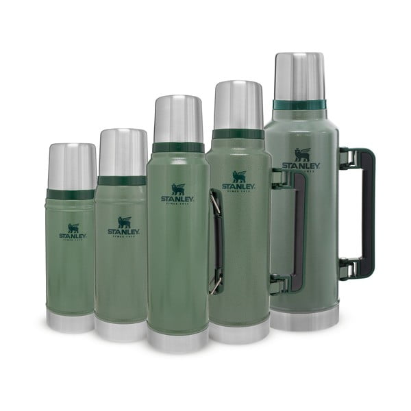 Zelena termosica od nehrđajućeg čelika 1 l Legendary Classic Hammer Tone Green – Stanley-image-3