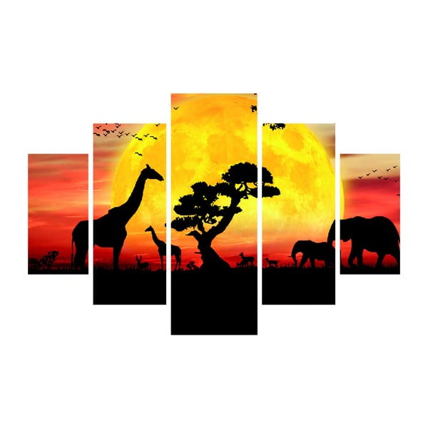 Višedijelna slika Safari, 92 x 56 cm