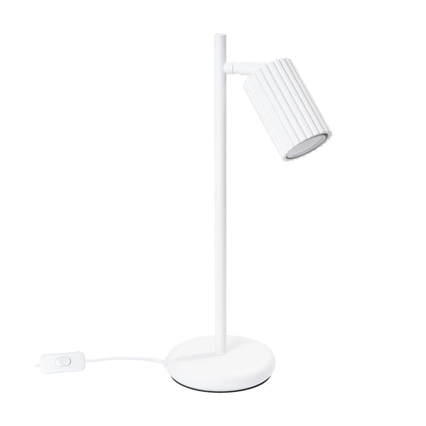 Bijela stolna lampa (visina 43 cm) Gleam – Sollux