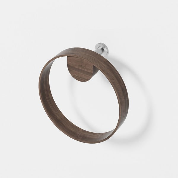 Držač za ručnike od orahovog drveta Wireworks Yoku-image-1