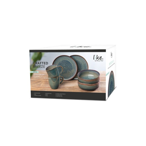 Porculanski servis za jelo 6 kom Crafted Breeze – like | Villeroy & Boch-image-1