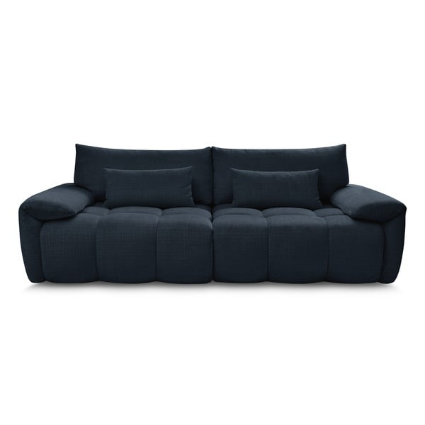 Tamno plava sofa od šenila 264 cm Ivane – Bobochic Paris