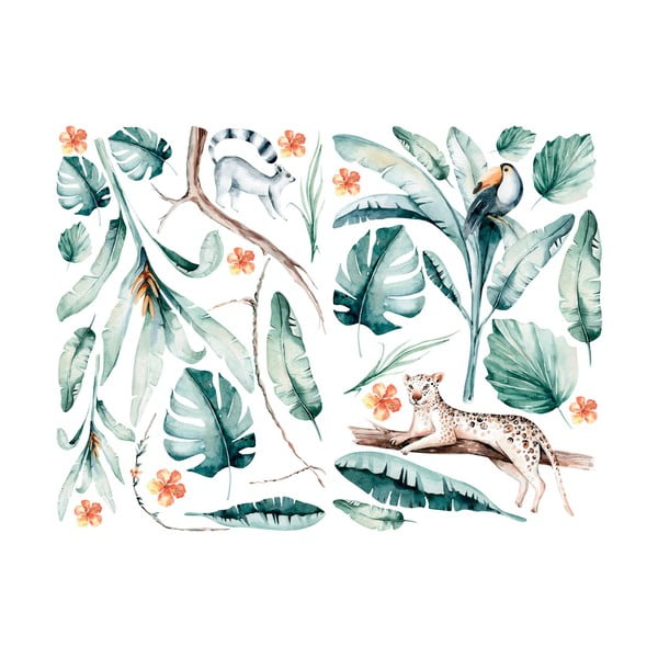 Ukrasne naljepnice na ambijentu tropskog zida-image-4