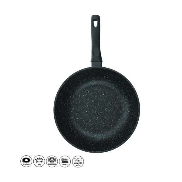 WOK tava s neprijanjajućom površinom Pfluon Granite Orion Grande, ⌀ 30 cm-image-4