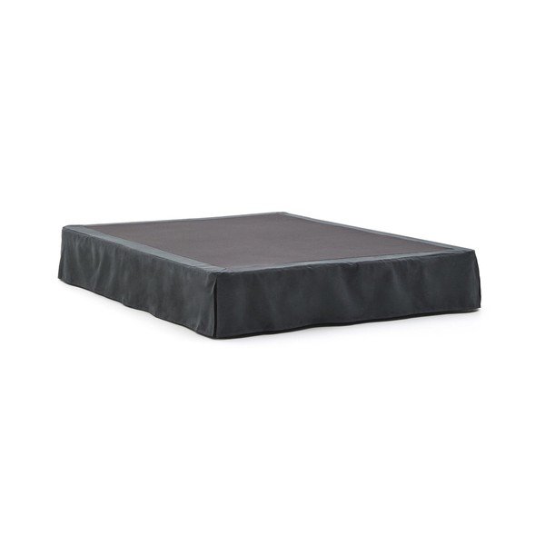 Antracitno sivi tapecirani bračni krevet 150x190 cm Jaira – Kave Home