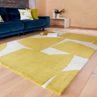 Oker žuti ručno rađen tepih od recikliranih vlakna 200x290 cm Romy – Asiatic Carpets