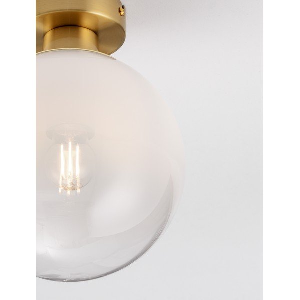 Bijela/u zlatnoj boji staklena stropna svjetiljka Vita – Nova Luce-image-1
