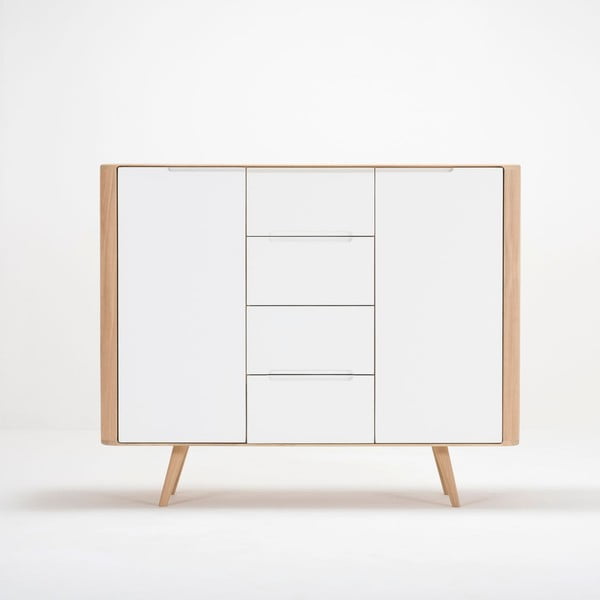 Komoda od hrastovine Gazzda Ena Two, 135 x 42 x 110 cm-image-3