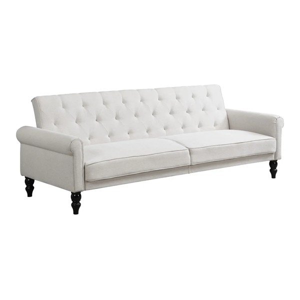 Krem podesiva/sklopiva sofa 222 cm Tyne – Støraa-image-2