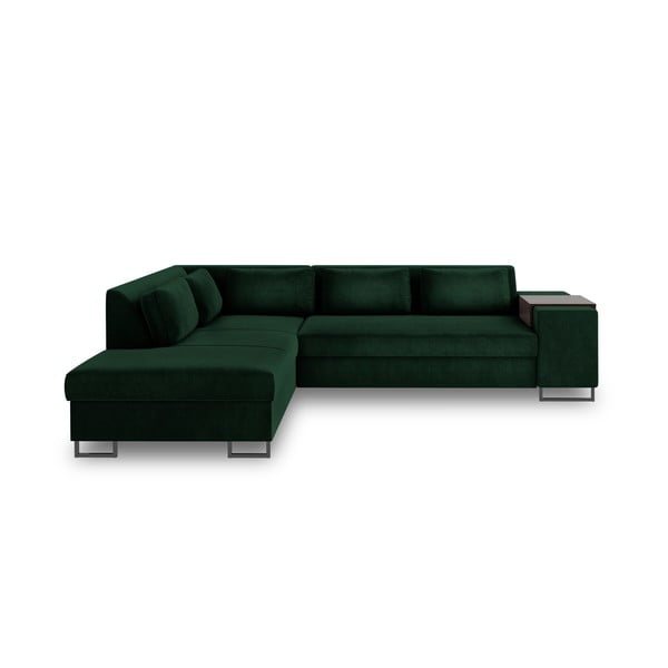 Cosmopolitan Design San Diego zeleni kauč na razvlačenje, lijevi kut