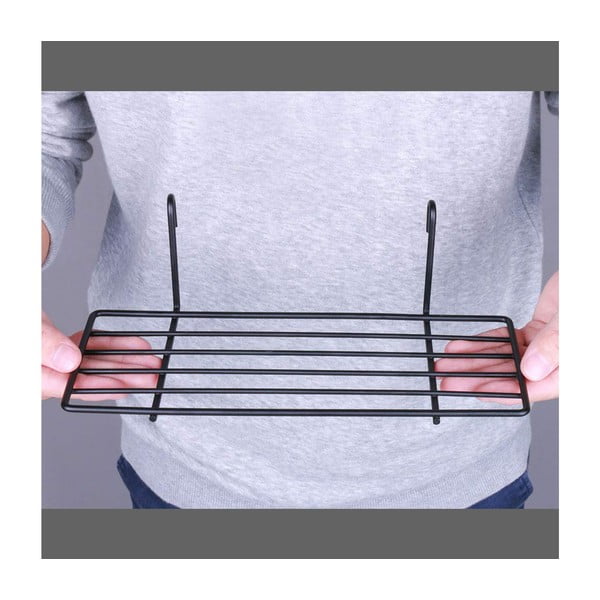 Crna dodatna zidna polica Reminder, dužina 24 cm-image-1