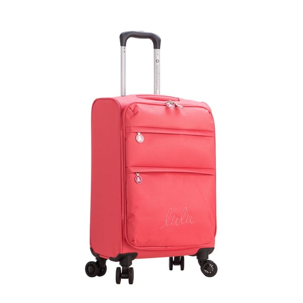 Ružičasti kofer na četiri kotača Lulucastagnette Luciana, 101 l-image-4
