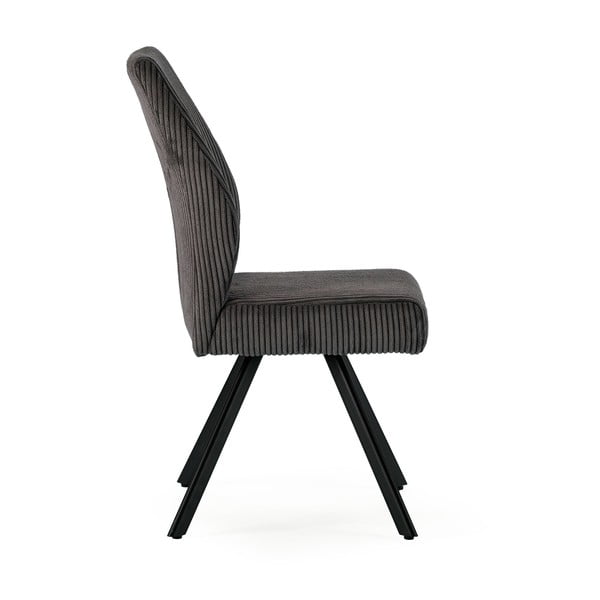 Tamno sive blagovaonske stolice u setu 2 kom od samta Anibal – Marckeric-image-3