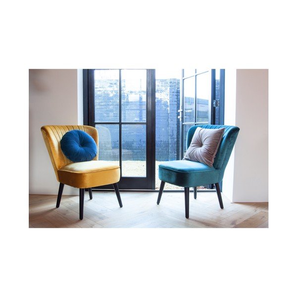 Plavi pamučni jastuk PT LIVING, ⌀ 45 cm-image-3