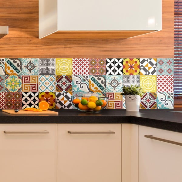 Set od 15 naljepnica Ambiance Bistro, 20 x 20 cm-image-4