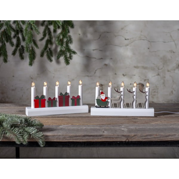 Crveni/bijeli božićni svjetlosni ukras s utikačem Julia – Star Trading-image-2