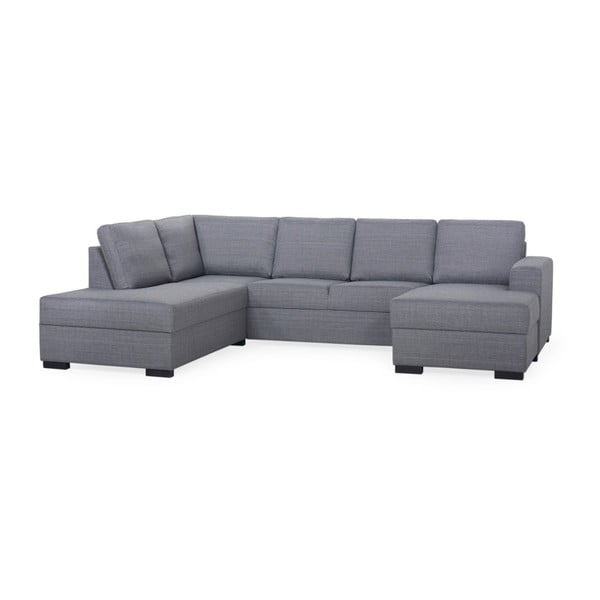 Siva sofa s ležaljkom na lijevoj strani Scandic Airtona