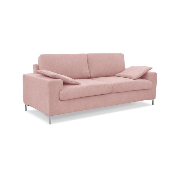 Svijetlo ružičasta sofa za tri osobe Cosmopolitan dizajn Hong Kong-image-1