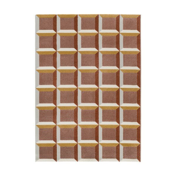 Tepih boje terakote 80x150 cm Amara – Universal