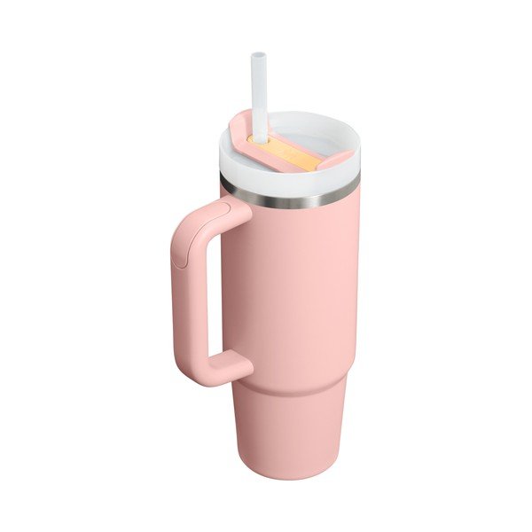 Termosica od nehrđajućeg čelika sa slamkom boja breskve 890 ml Quencher H2.O FlowState™ Tumbler Peach Rose – Stanley-image-2