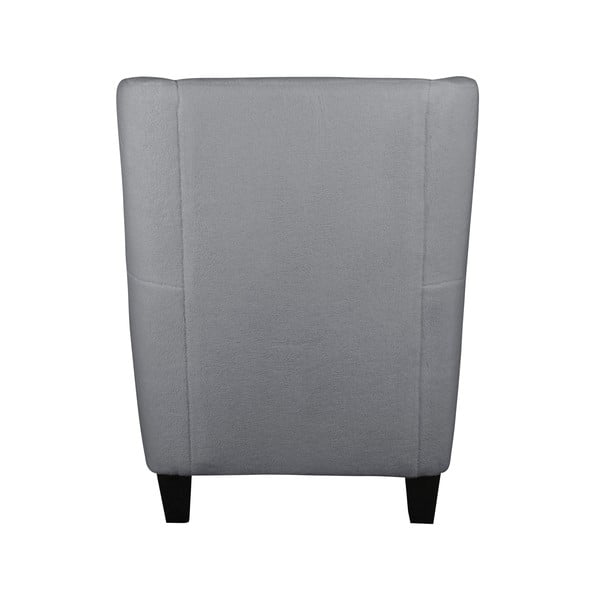 Siva baršunasta fotelja Zhili - Støraa-image-3