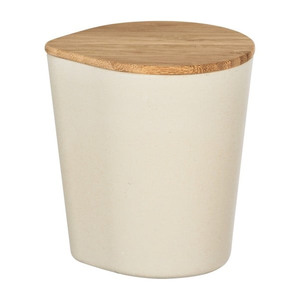Bež kutija za pohranu s poklopcem od bambusa Wenko Derry, 750 ml-image-1