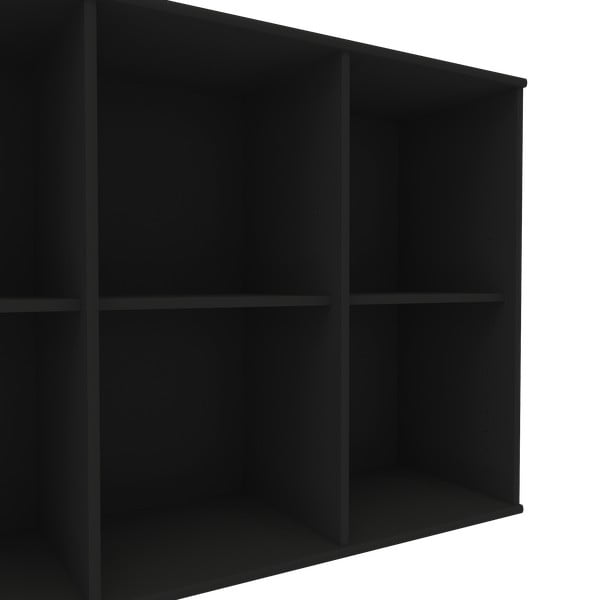 Crni modularni sustav polica 169x69 cm Mistral Kubus - Hammel Furniture-image-4