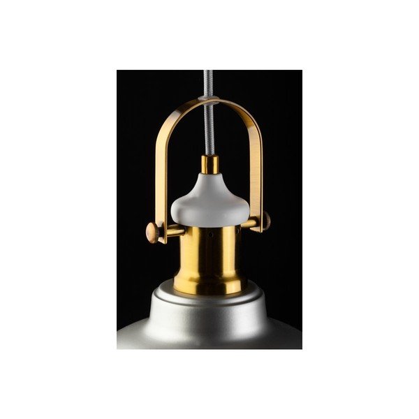 Viseća svjetiljka u srebrnoj boji s metalnim sjenilom ø 22 cm Zenit – GTV-image-2