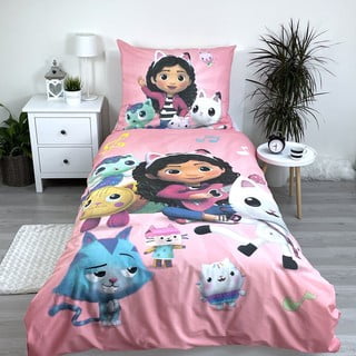 Pamučna dječja posteljina za krevet za jednu osobu 140x200 cm Gabby's Dollhouse – Jerry Fabrics