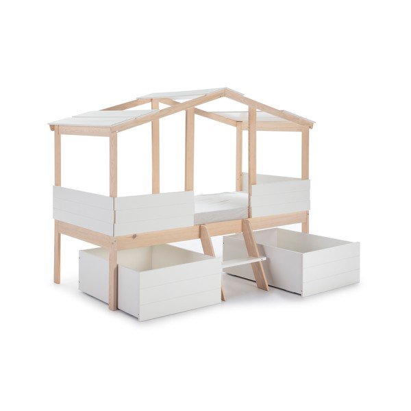 Bijele dječje ladice za ispod kreveta u setu 2 kom Parma – Marckeric-image-3