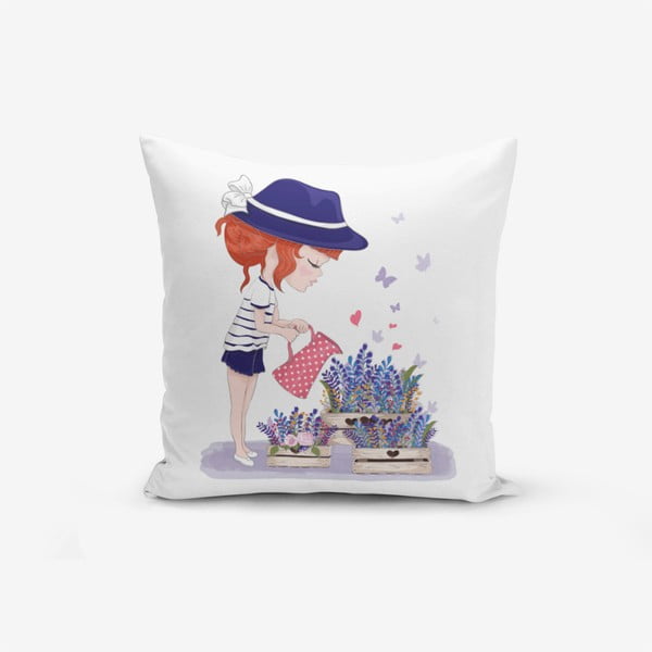 Pamučna navlaka za jastuke Minimalistic Cushion Covers Girl, 45 x 45 cm