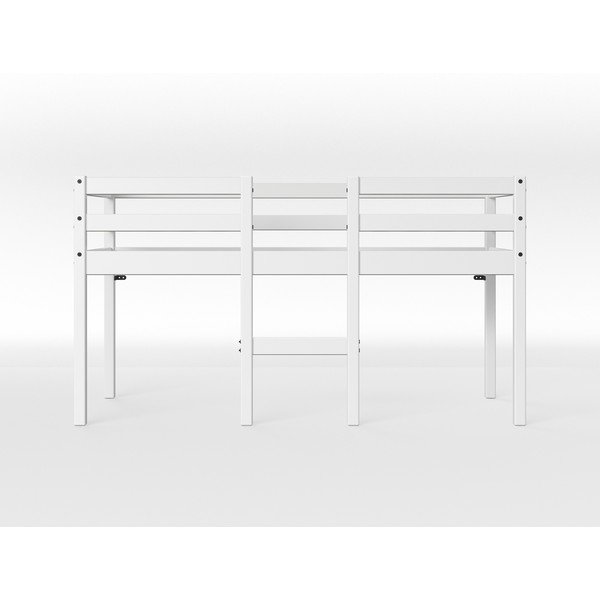 Bijeli podignuti dječji krevet od borovine Flexa White, 70 x 160 cm-image-1