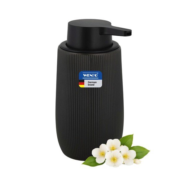 Crni plastičan dozator sapuna 400 ml Fablo – Wenko-image-3