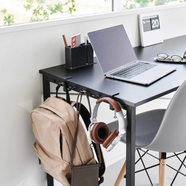 Mat crna željezna prilagodljiva kuka Tower – YAMAZAKI-image-2