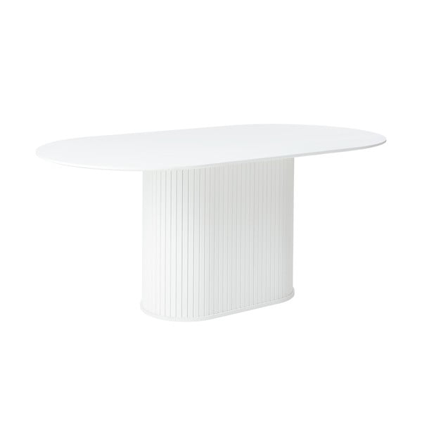 Okrugao blagovaonski stol 95x180 cm Nola – Unique Furniture-image-2