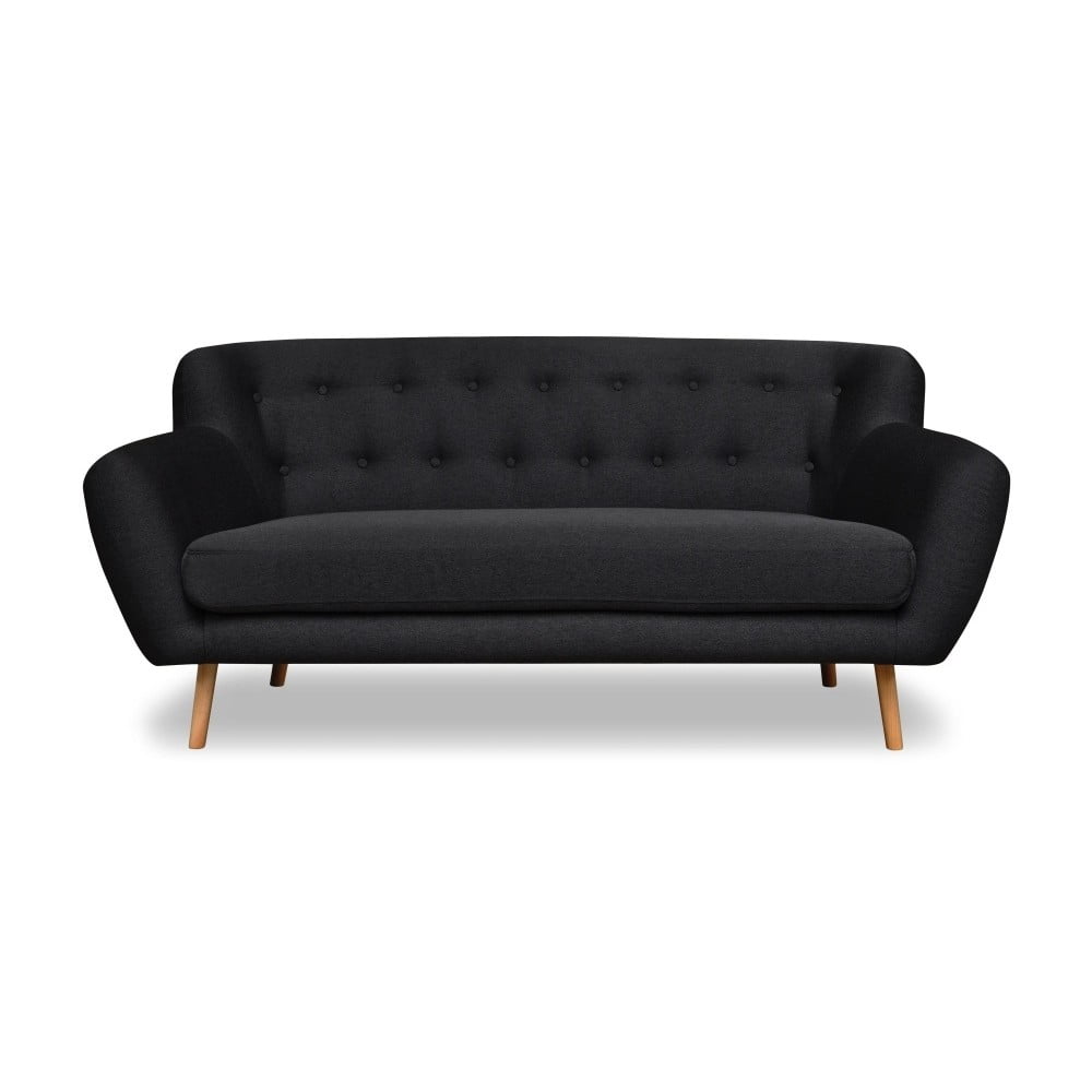 Antracit siva sofa Cosmopolitan design London, 162 cm