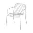 Svijetlo siva metalna vrtna stolica Yua Wire – Blomus