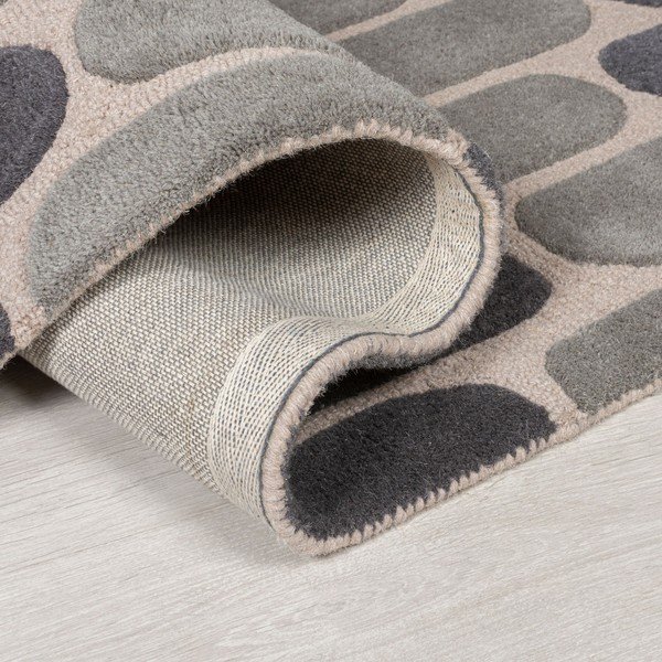 Sivi vuneni tepih Flair Rugs Fossil, 160 x 230 cm-image-1