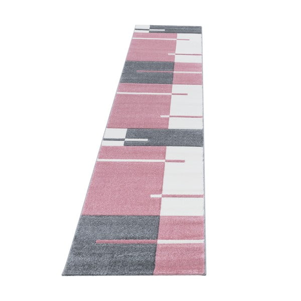 Ružičasta/siva staza 80x300 cm Hawaii – Ayyildiz Carpets