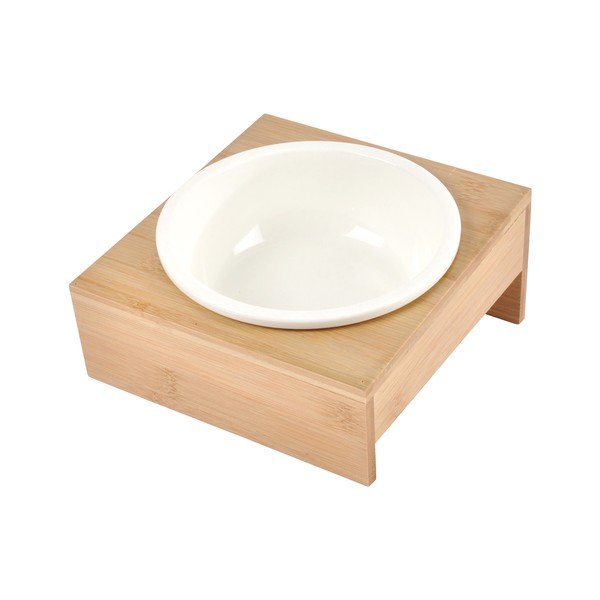 Posuda s postoljem od bambusa za pse ø 16 cm – Love Story