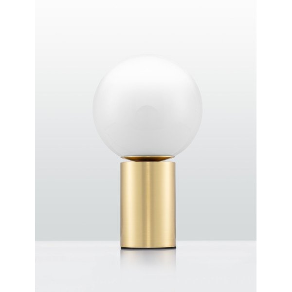 Bijela/u zlatnoj boji staklena stolna lampa (visina 35,5 cm) Vita – Nova Luce-image-3