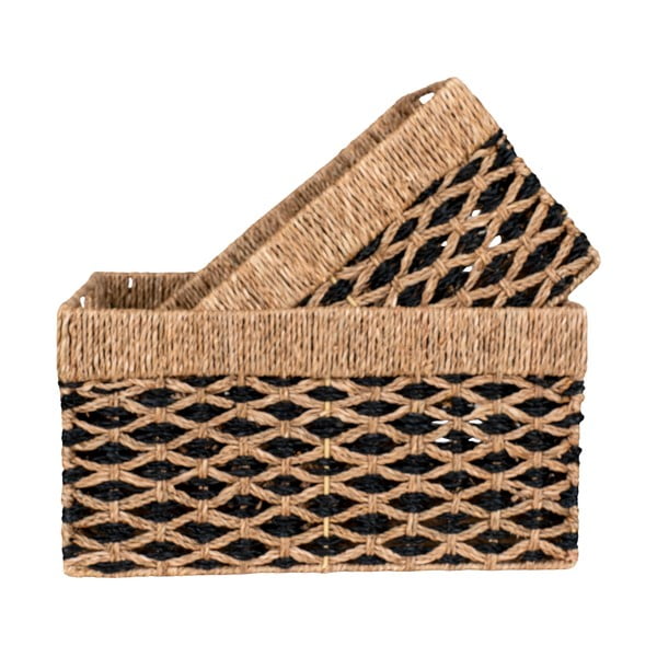 Košare u setu 2 kom od morske trave 25x40x21 cm Salar – House Nordic-image-2