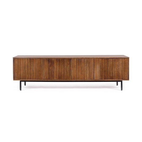 TV komoda od masivnog manga u prirodnoj boji 170x50x40 cm Tadita – Bizzotto