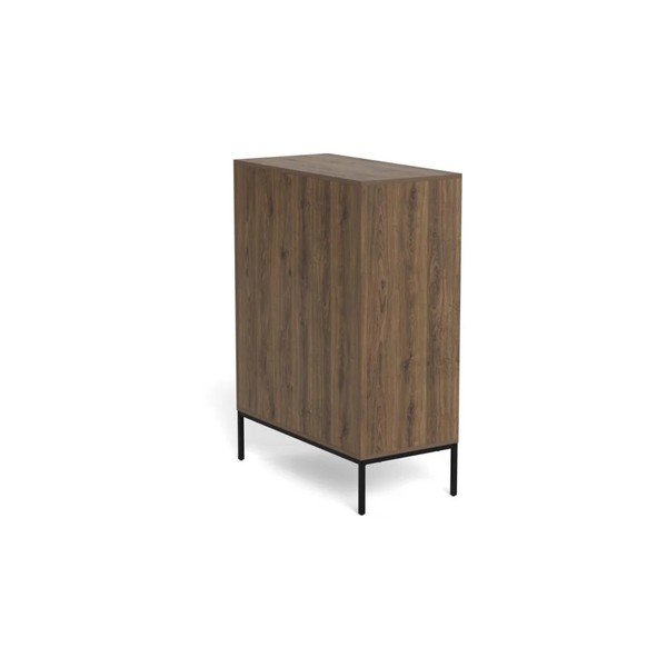 Komoda u dekoru hrasta u tamnoj prirodnoj boji 80x110x40 cm Palmdale – Actona-image-4