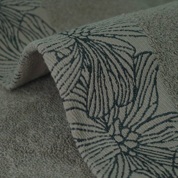 Tamno zeleni pamučan ručnik od frotira 50x100 cm Valencia – My House-image-3